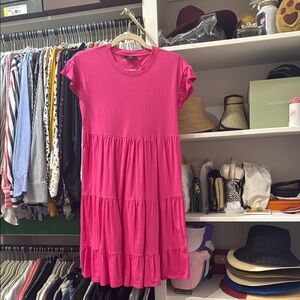 Pink Tiered Dress